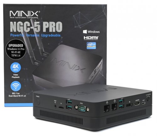 MiniX NGC-5 PRO Mini-PC, Intel Core i5-10210U, 256GB SSD, 8GB RAM, Win 11 Pro